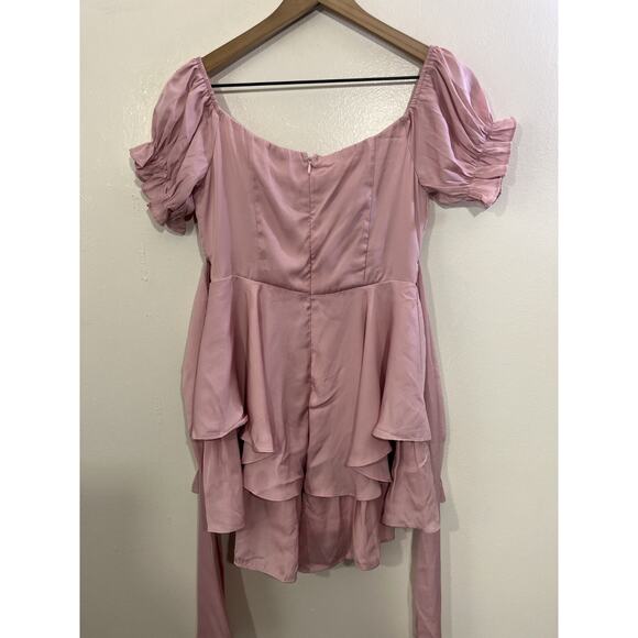 Fairy Romantic Coquette Ballet Milkmaid Mini Romper S Princess Cottage Party Y2K - Picture 2 of 15